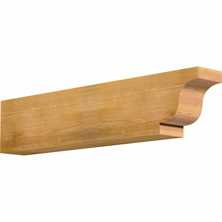 Ekena Millwork Newport Rough Sawn Rafter Tail, Western Red Cedar, 6"W x 10"H x 48"L RFT06X10X48NEW00RWR